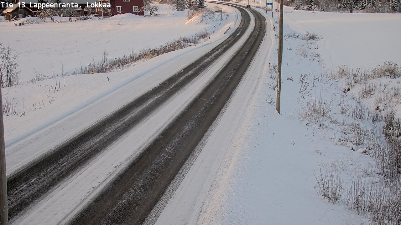 Kelikamerat Kuva Tie 13 Lokkaan suora, Lappeenranta, Etelä-Karjala