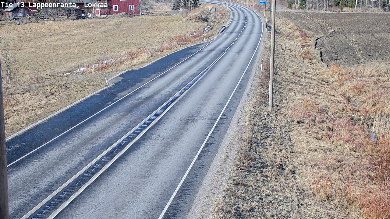 Kelikamerat Kuva Tie 13 Lokkaan suora, Lappeenranta, Etelä-Karjala