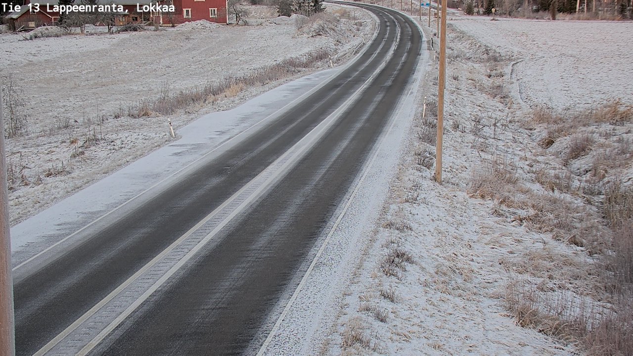Kelikamerat Kuva Tie 13 Lokkaan suora, Lappeenranta, Etelä-Karjala