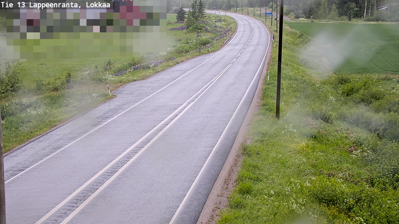 Kelikamerat Kuva Tie 13 Lokkaan suora, Lappeenranta, Etelä-Karjala