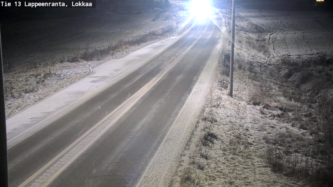 Kelikamerat Kuva Tie 13 Lokkaan suora, Lappeenranta, Etelä-Karjala