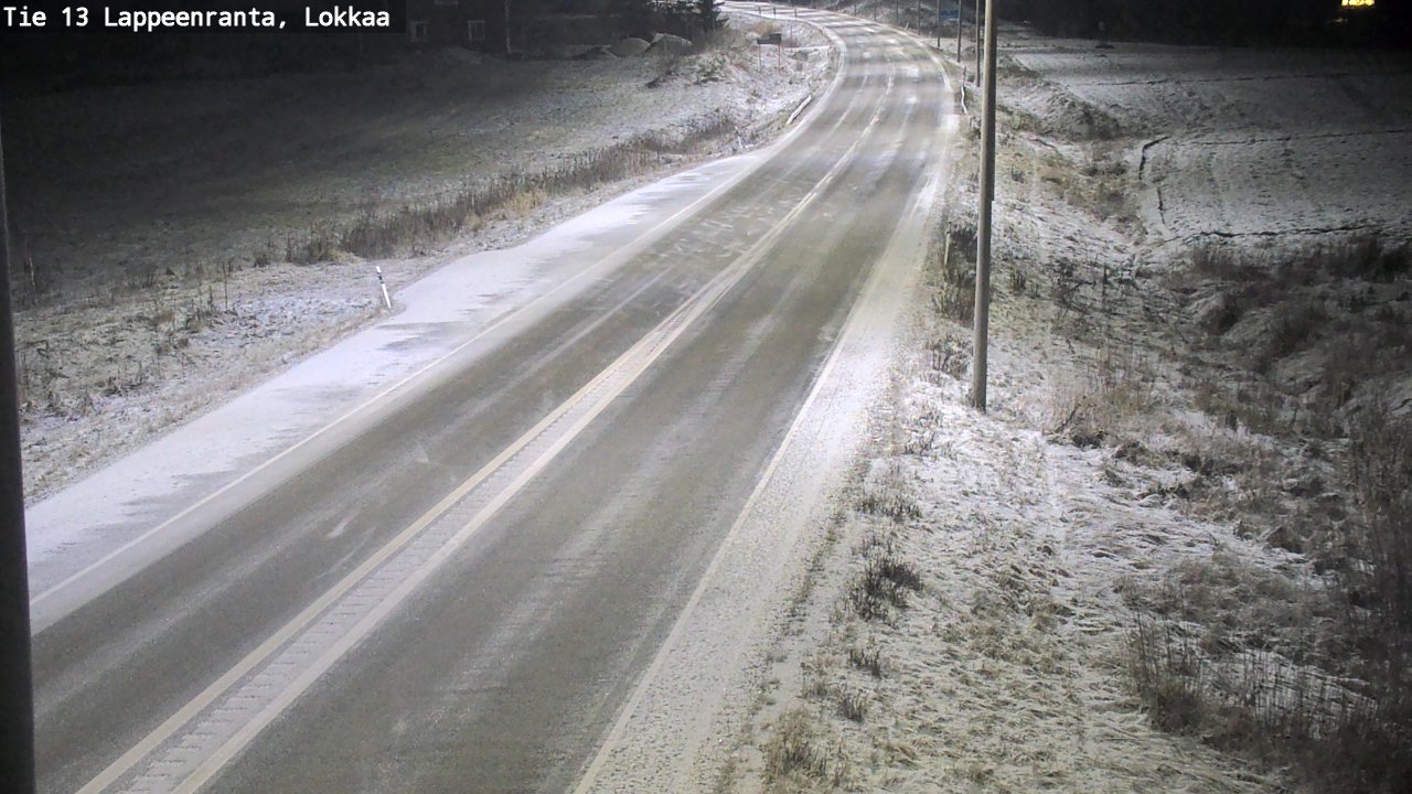Kelikamerat Kuva Tie 13 Lokkaan suora, Lappeenranta, Etelä-Karjala