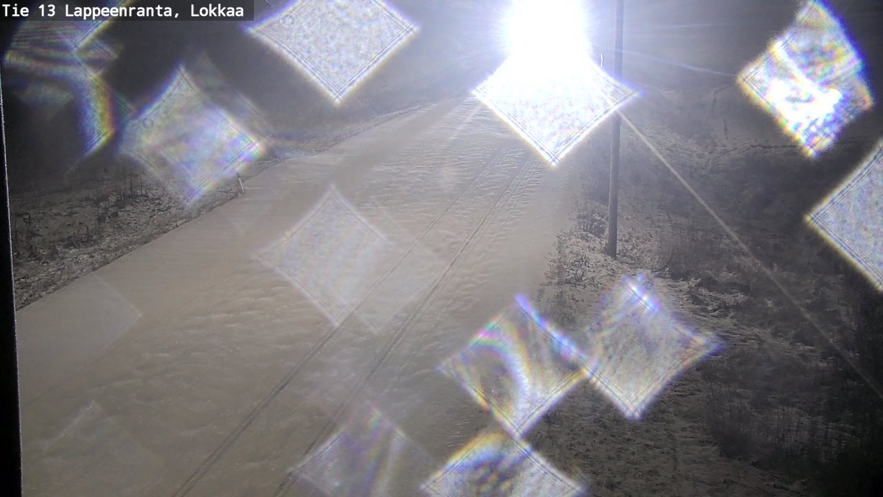 Kelikamerat Kuva Tie 13 Lokkaan suora, Lappeenranta, Etelä-Karjala