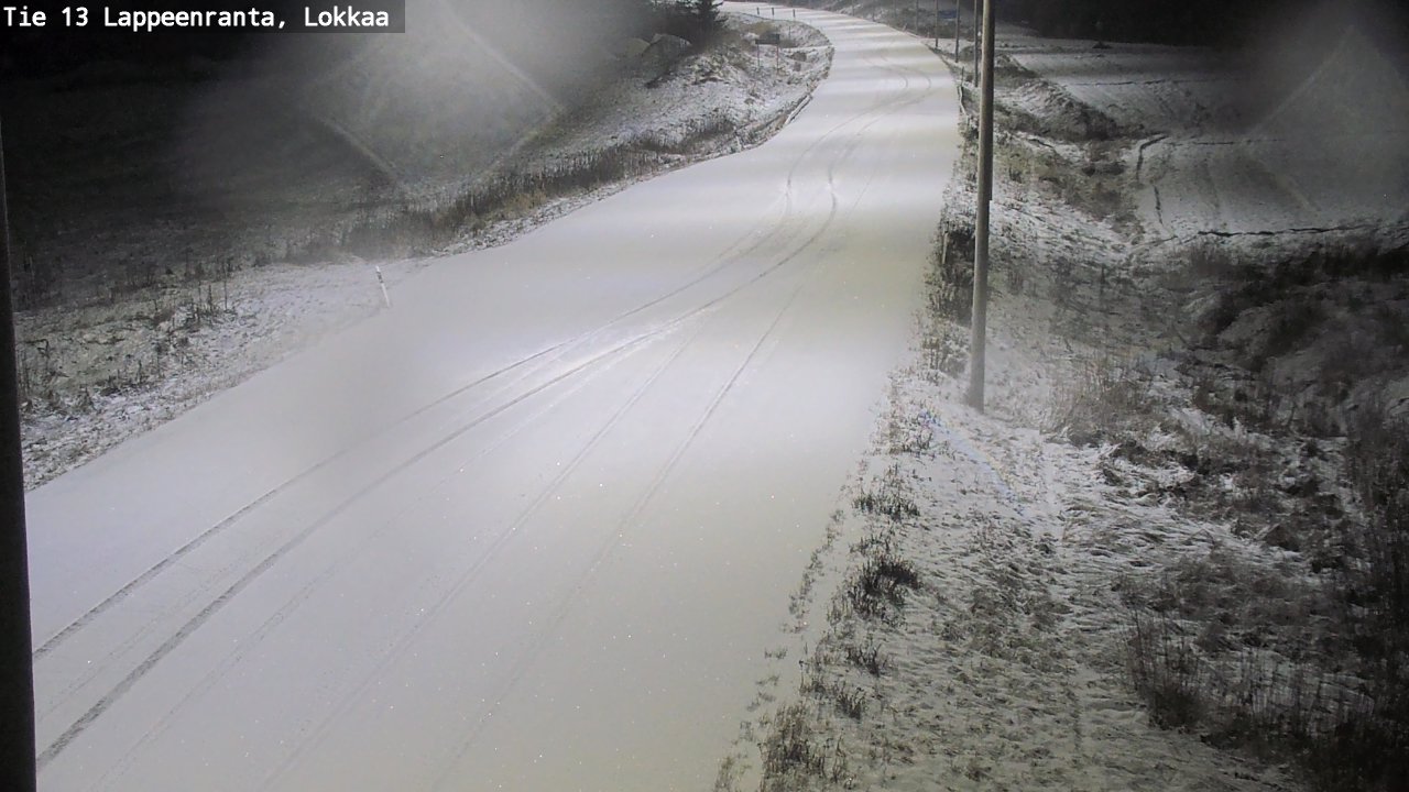 Kelikamerat Kuva Tie 13 Lokkaan suora, Lappeenranta, Etelä-Karjala
