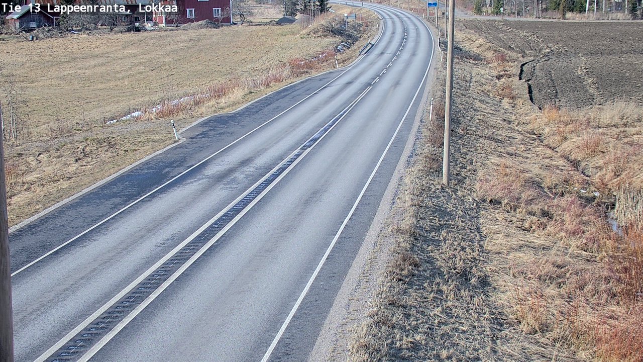 Kelikamerat Kuva Tie 13 Lokkaan suora, Lappeenranta, Etelä-Karjala