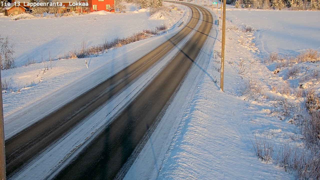 Kelikamerat Kuva Tie 13 Lokkaan suora, Lappeenranta, Etelä-Karjala
