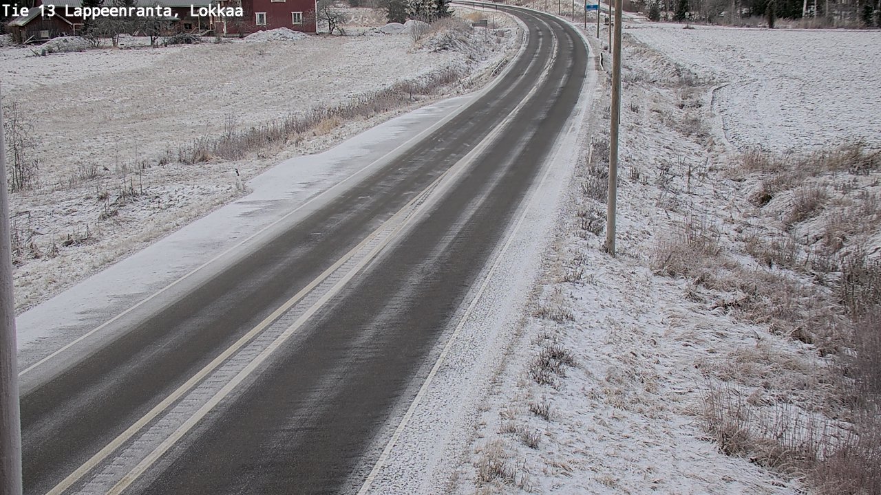 Kelikamerat Kuva Tie 13 Lokkaan suora, Lappeenranta, Etelä-Karjala