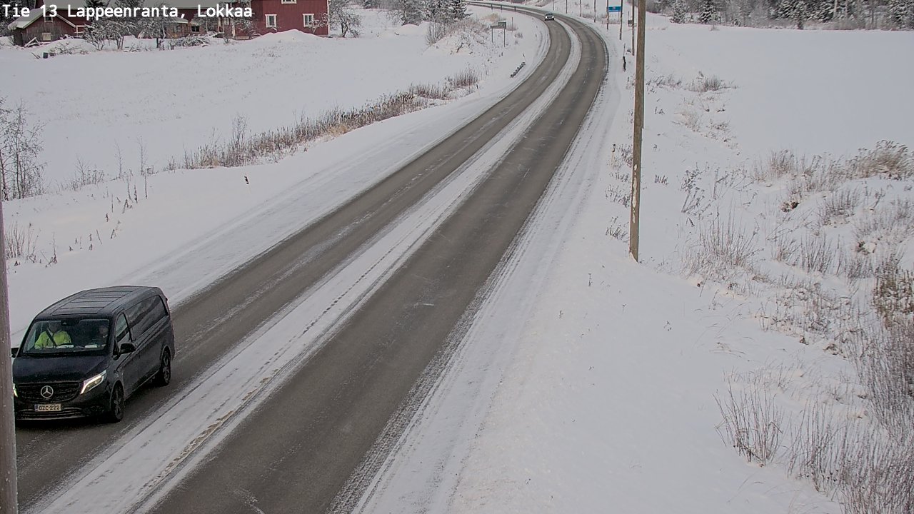 Kelikamerat Kuva Tie 13 Lokkaan suora, Lappeenranta, Etelä-Karjala