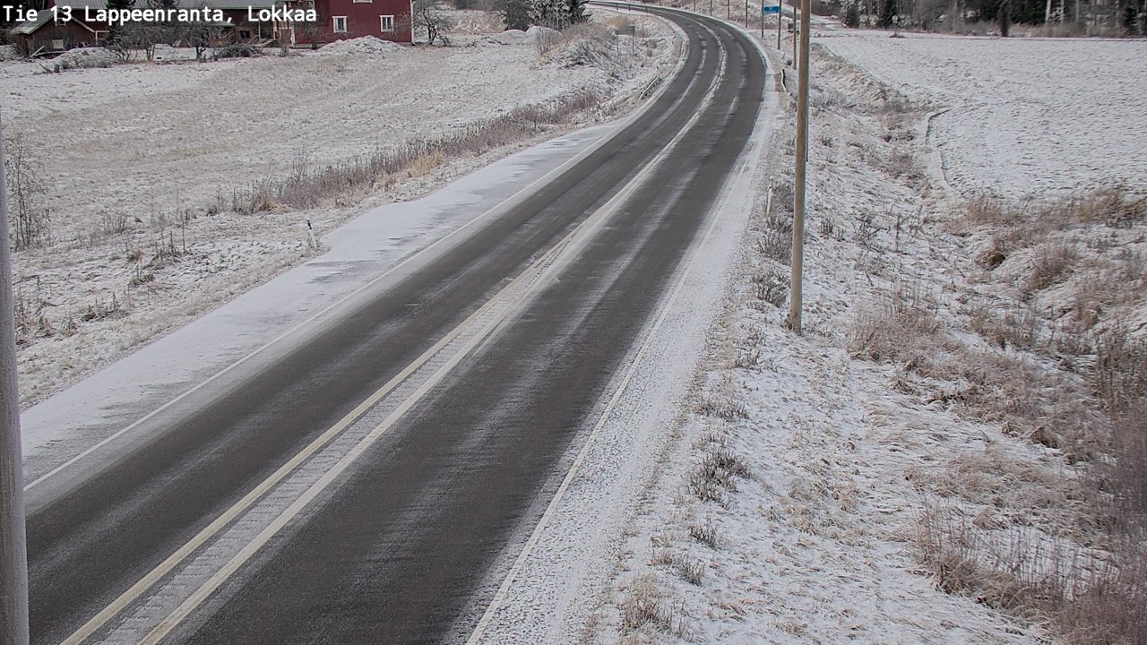 Kelikamerat Kuva Tie 13 Lokkaan suora, Lappeenranta, Etelä-Karjala