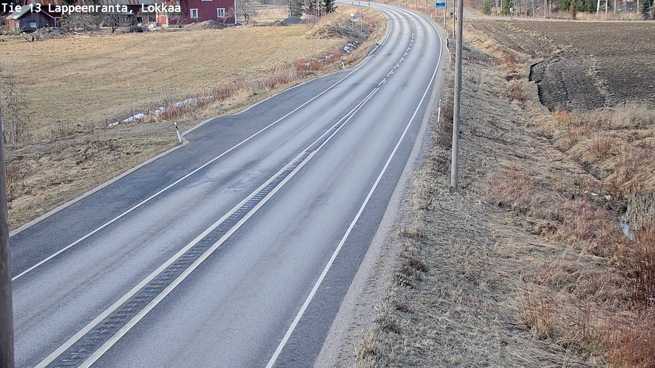 Kelikamerat Kuva Tie 13 Lokkaan suora, Lappeenranta, Etelä-Karjala