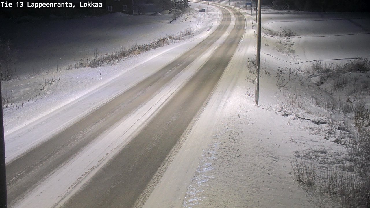 Kelikamerat Kuva Tie 13 Lokkaan suora, Lappeenranta, Etelä-Karjala