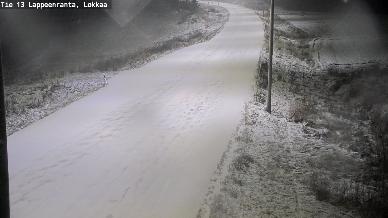 Kelikamerat Kuva Tie 13 Lokkaan suora, Lappeenranta, Etelä-Karjala