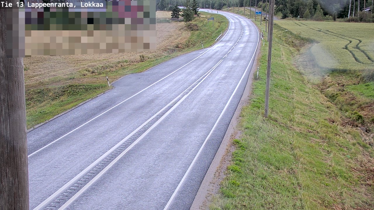 Kelikamerat Kuva Tie 13 Lokkaan suora, Lappeenranta, Etelä-Karjala