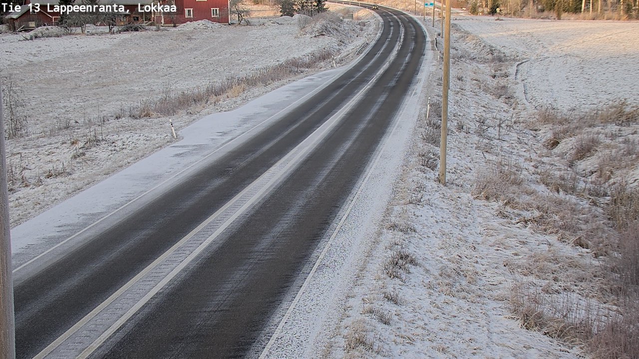Kelikamerat Kuva Tie 13 Lokkaan suora, Lappeenranta, Etelä-Karjala