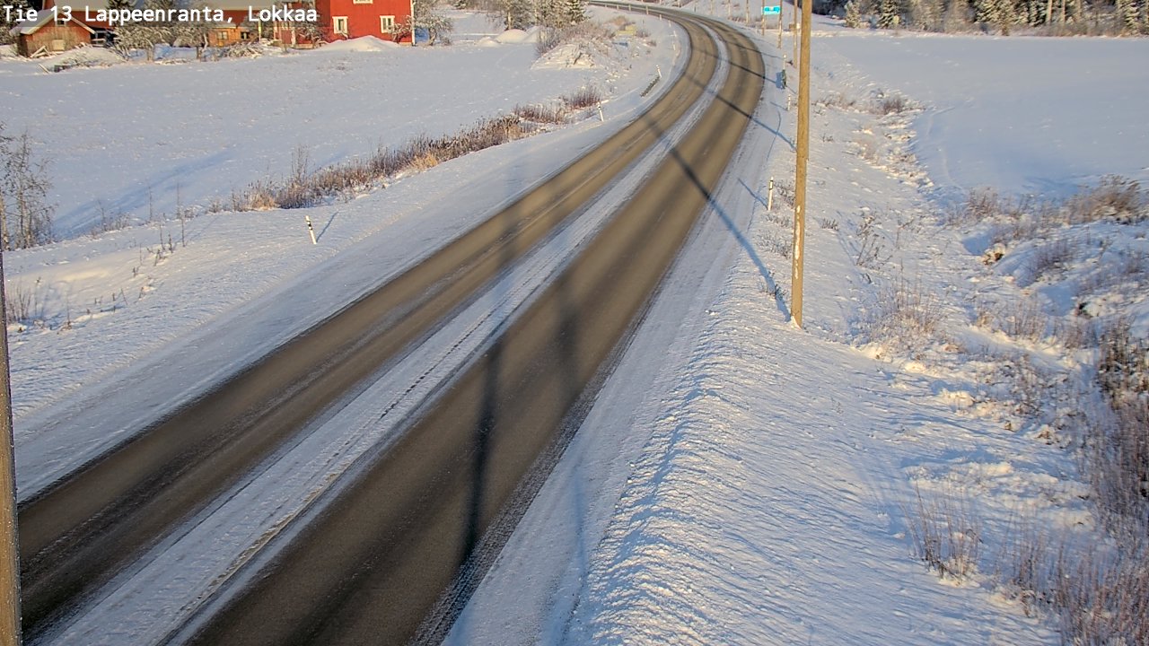 Kelikamerat Kuva Tie 13 Lokkaan suora, Lappeenranta, Etelä-Karjala