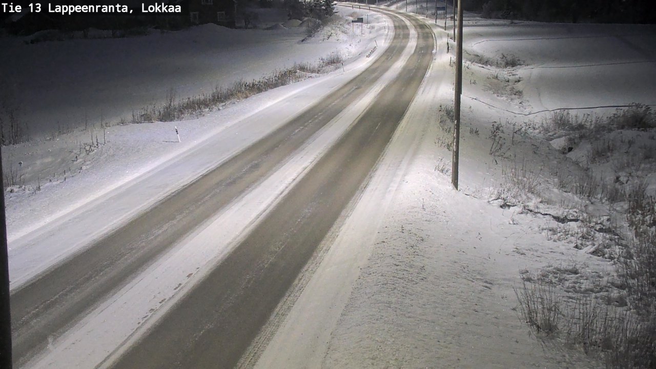 Kelikamerat Kuva Tie 13 Lokkaan suora, Lappeenranta, Etelä-Karjala