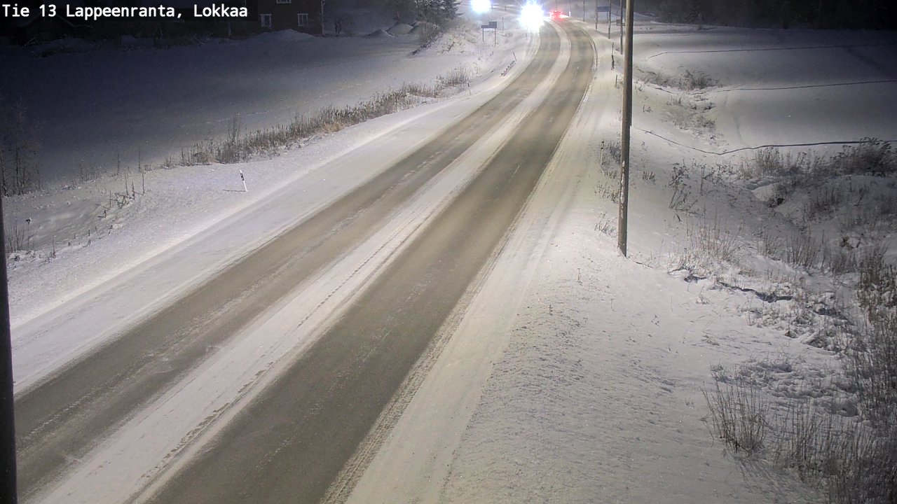 Kelikamerat Kuva Tie 13 Lokkaan suora, Lappeenranta, Etelä-Karjala