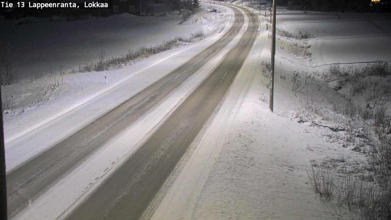 Kelikamerat Kuva Tie 13 Lokkaan suora, Lappeenranta, Etelä-Karjala