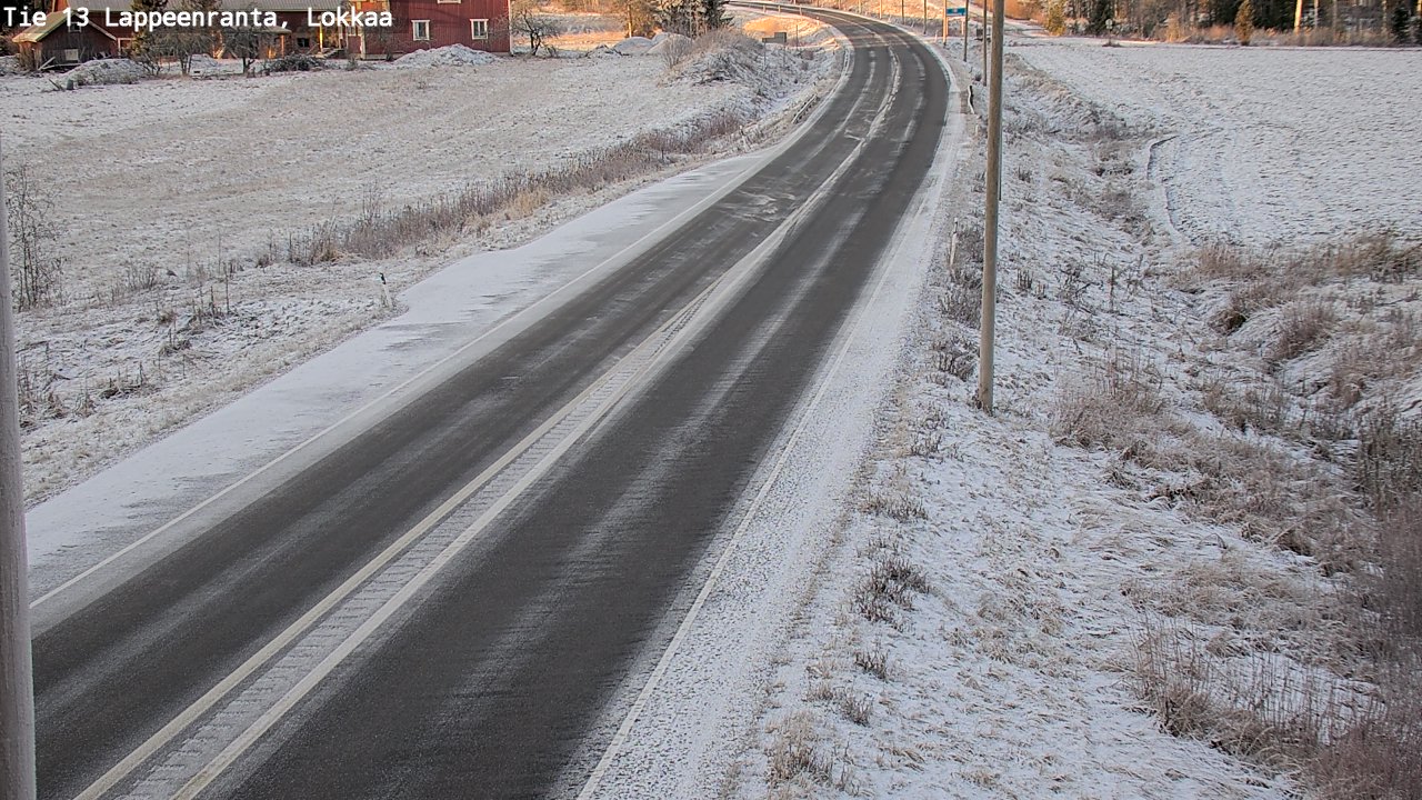 Kelikamerat Kuva Tie 13 Lokkaan suora, Lappeenranta, Etelä-Karjala