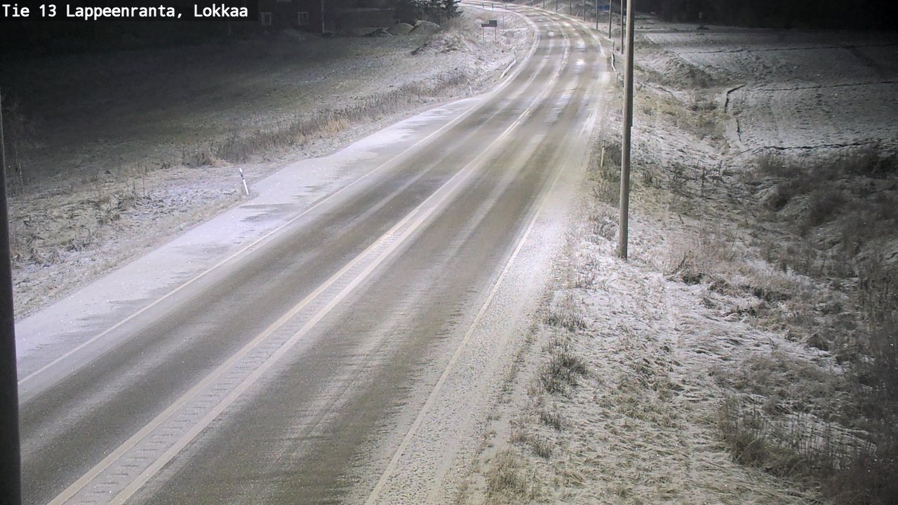 Kelikamerat Kuva Tie 13 Lokkaan suora, Lappeenranta, Etelä-Karjala