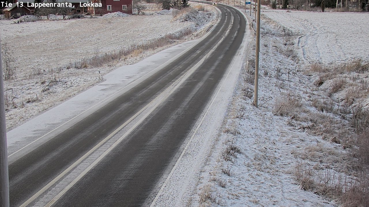 Kelikamerat Kuva Tie 13 Lokkaan suora, Lappeenranta, Etelä-Karjala