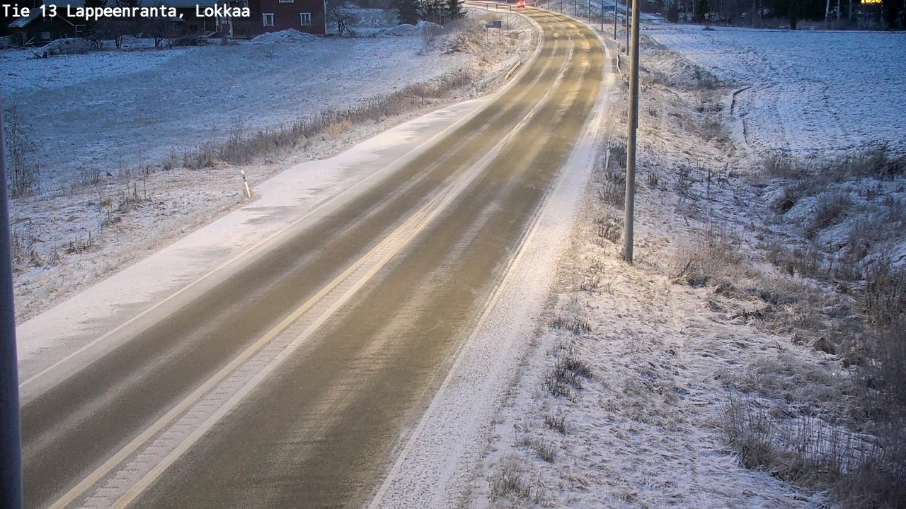 Kelikamerat Kuva Tie 13 Lokkaan suora, Lappeenranta, Etelä-Karjala