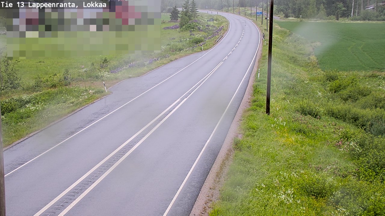 Kelikamerat Kuva Tie 13 Lokkaan suora, Lappeenranta, Etelä-Karjala
