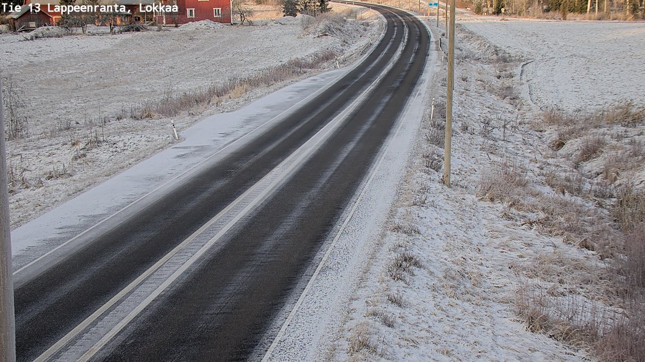 Kelikamerat Kuva Tie 13 Lokkaan suora, Lappeenranta, Etelä-Karjala