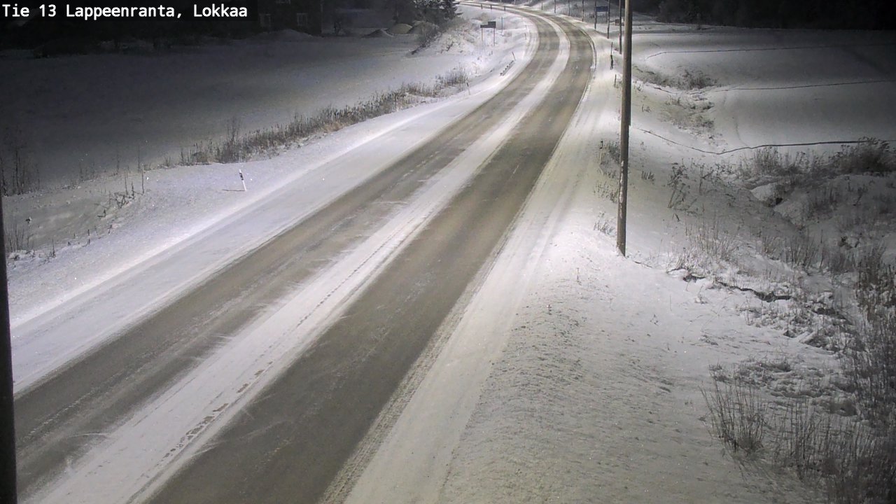 Kelikamerat Kuva Tie 13 Lokkaan suora, Lappeenranta, Etelä-Karjala