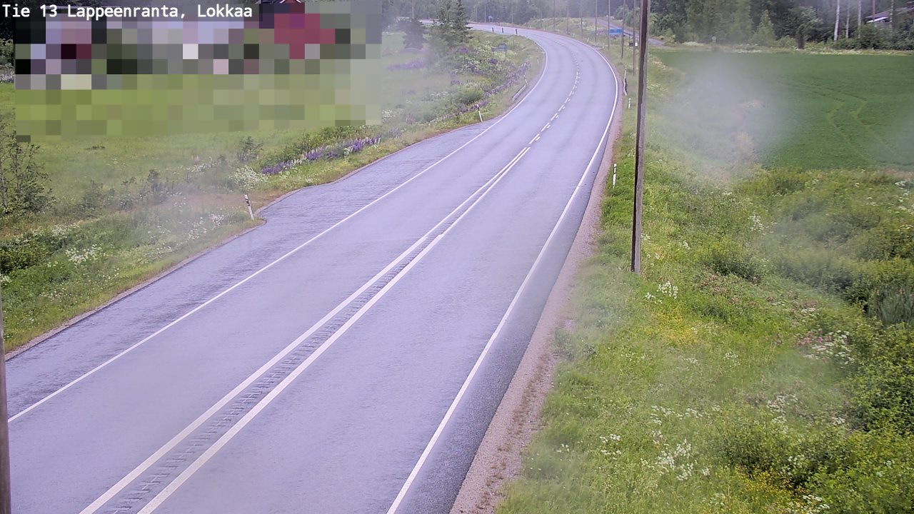 Kelikamerat Kuva Tie 13 Lokkaan suora, Lappeenranta, Etelä-Karjala