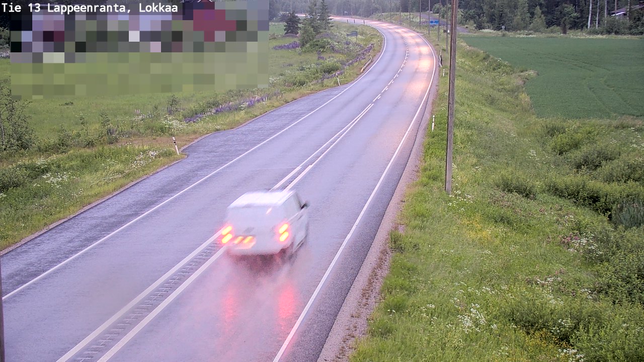 Kelikamerat Kuva Tie 13 Lokkaan suora, Lappeenranta, Etelä-Karjala