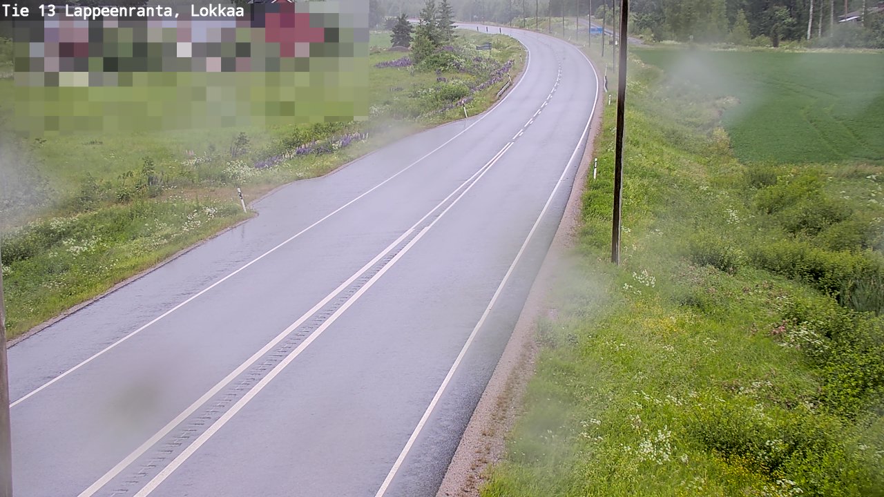 Kelikamerat Kuva Tie 13 Lokkaan suora, Lappeenranta, Etelä-Karjala