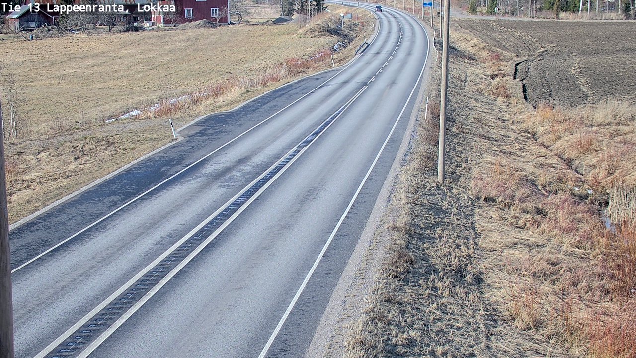 Kelikamerat Kuva Tie 13 Lokkaan suora, Lappeenranta, Etelä-Karjala