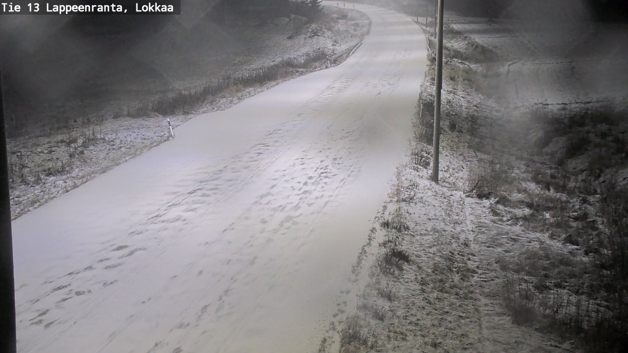 Kelikamerat Kuva Tie 13 Lokkaan suora, Lappeenranta, Etelä-Karjala