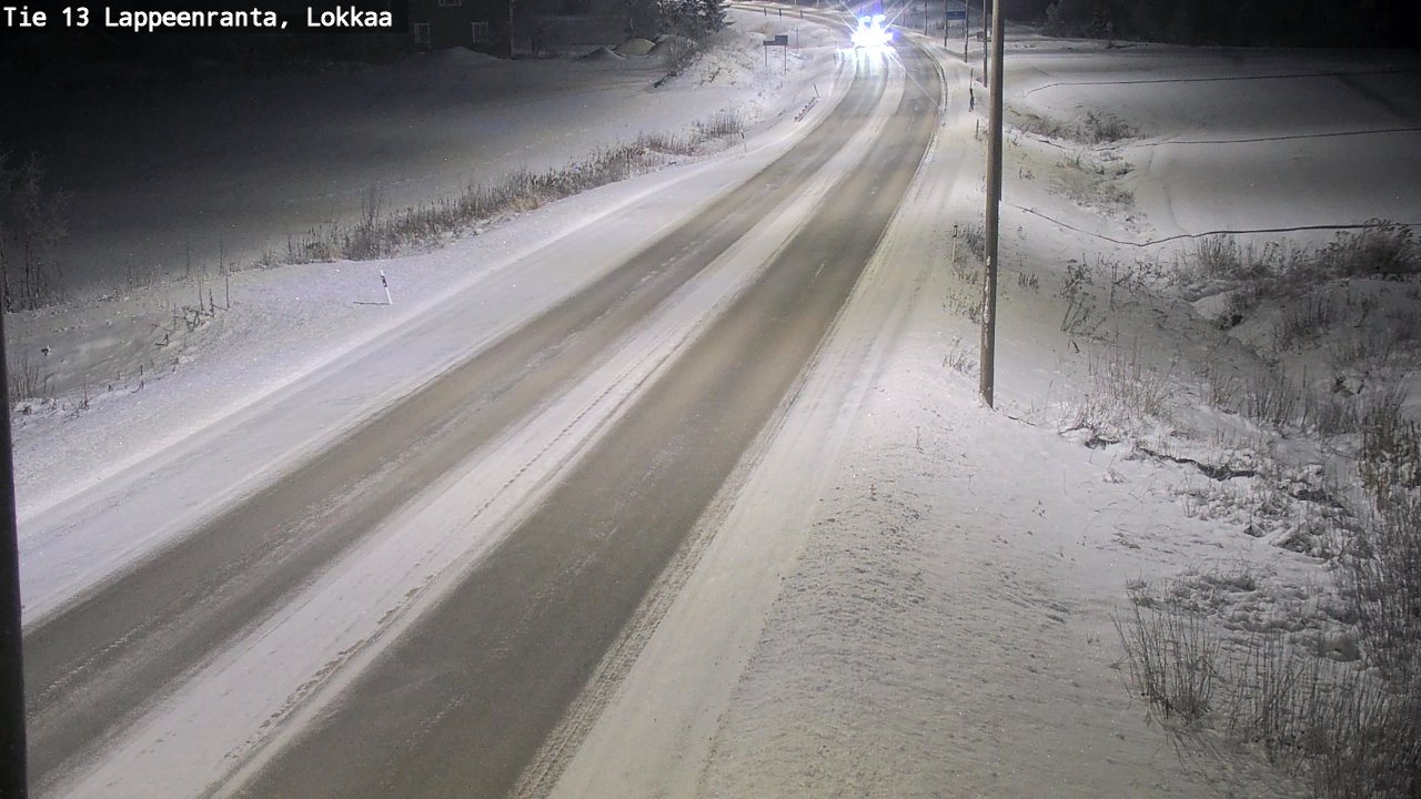 Kelikamerat Kuva Tie 13 Lokkaan suora, Lappeenranta, Etelä-Karjala
