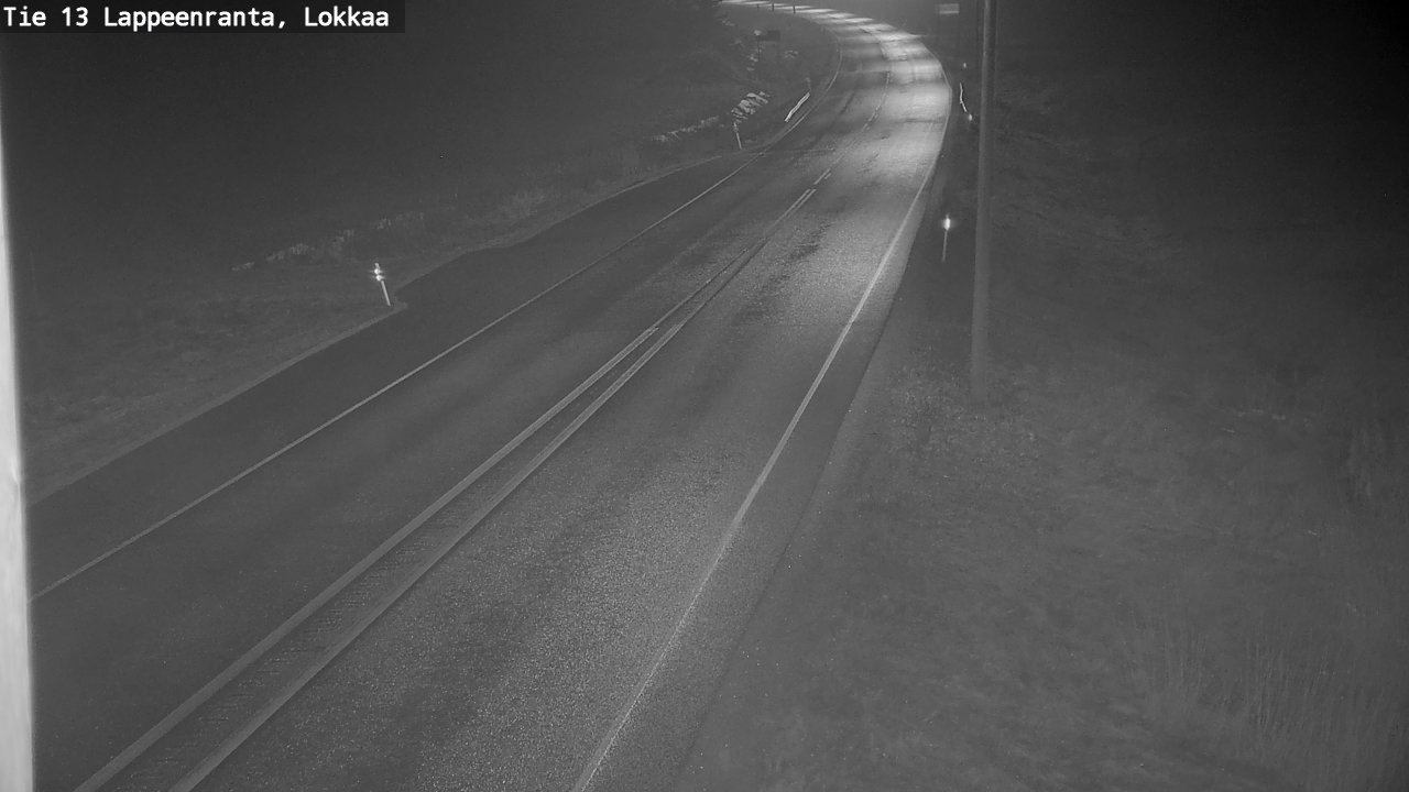 Kelikamerat Kuva Tie 13 Lokkaan suora, Lappeenranta, Etelä-Karjala