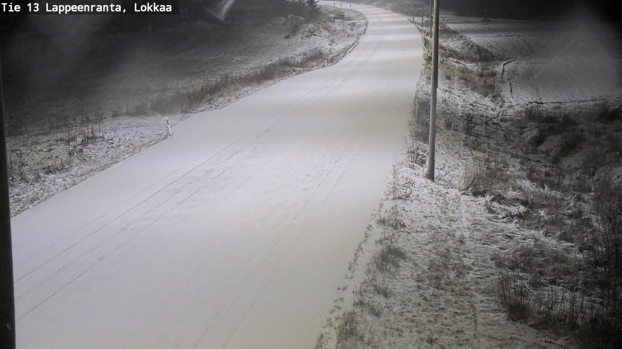 Kelikamerat Kuva Tie 13 Lokkaan suora, Lappeenranta, Etelä-Karjala