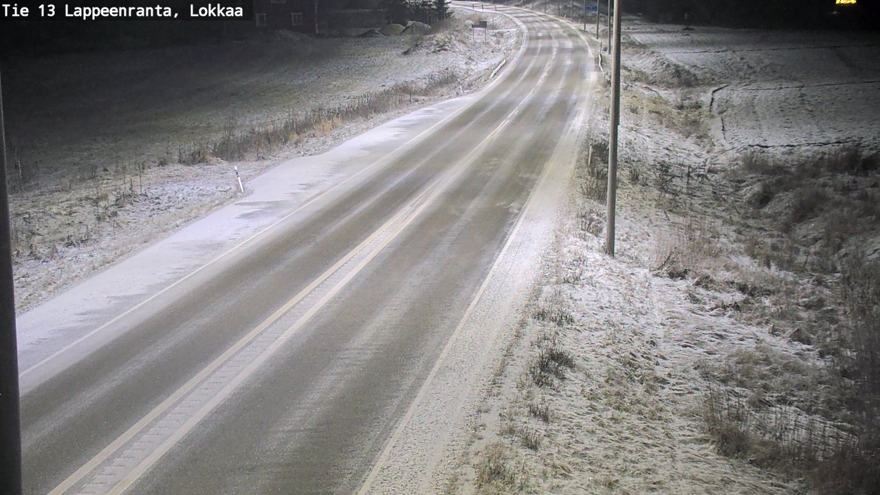 Kelikamerat Kuva Tie 13 Lokkaan suora, Lappeenranta, Etelä-Karjala
