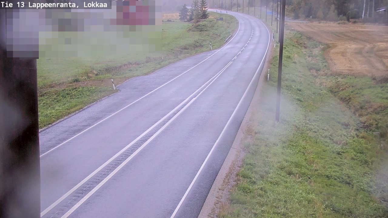 Kelikamerat Kuva Tie 13 Lokkaan suora, Lappeenranta, Etelä-Karjala