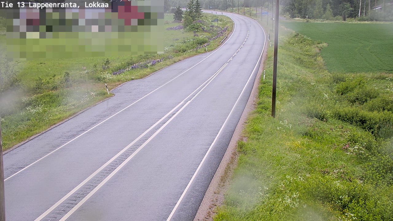 Kelikamerat Kuva Tie 13 Lokkaan suora, Lappeenranta, Etelä-Karjala