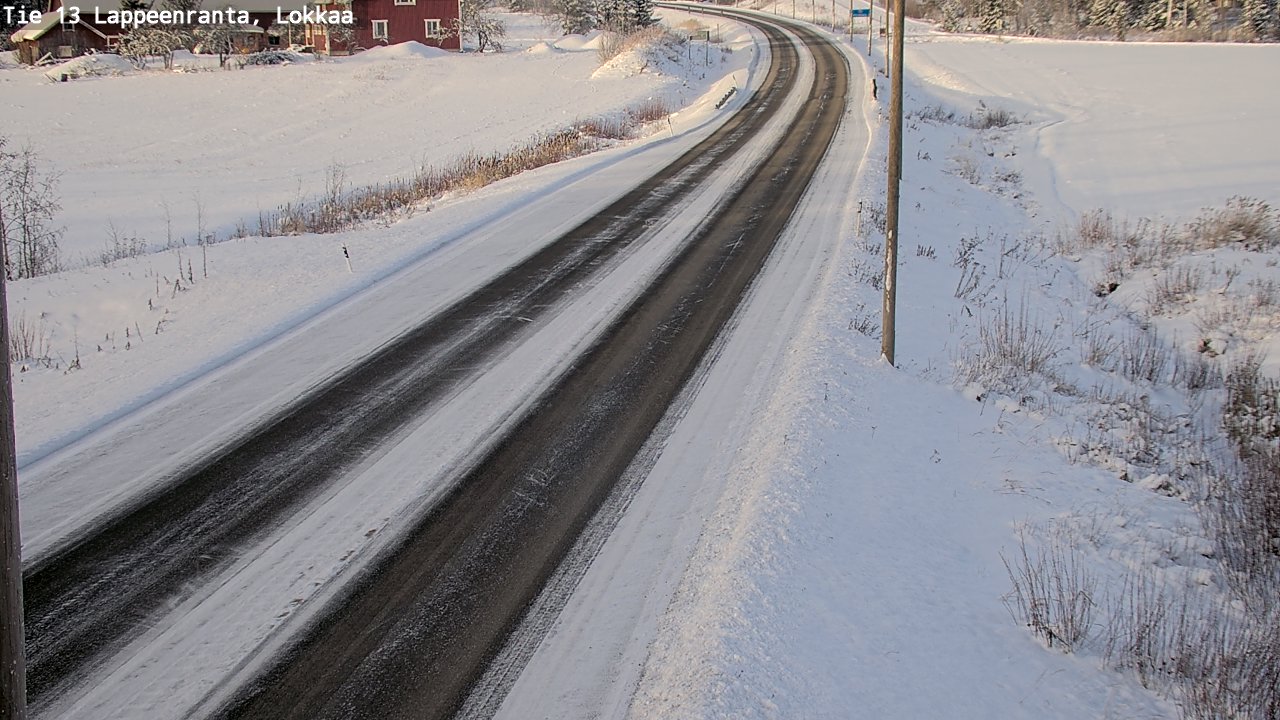 Kelikamerat Kuva Tie 13 Lokkaan suora, Lappeenranta, Etelä-Karjala