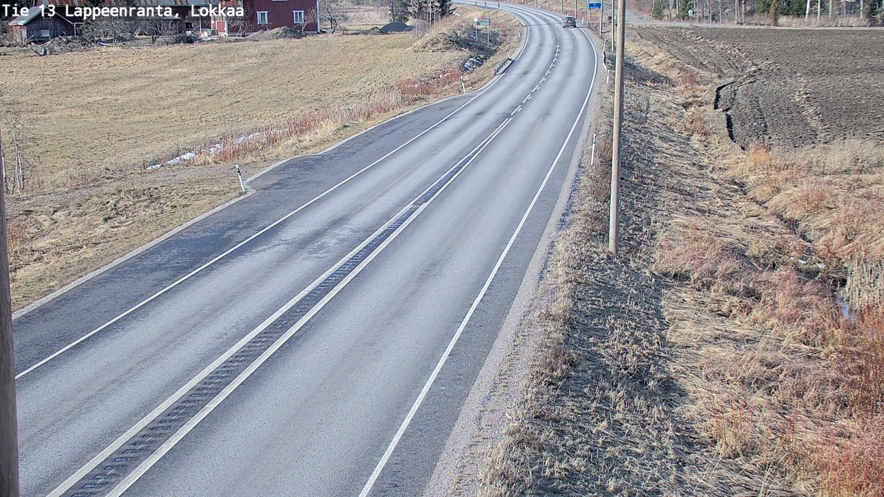 Kelikamerat Kuva Tie 13 Lokkaan suora, Lappeenranta, Etelä-Karjala
