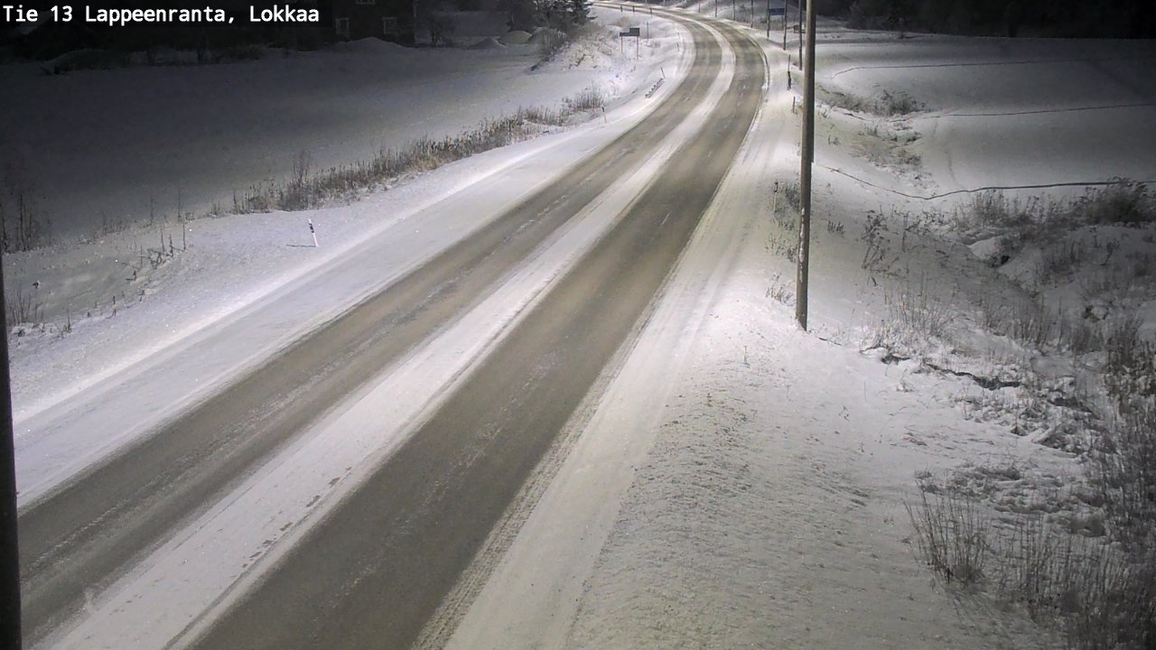 Kelikamerat Kuva Tie 13 Lokkaan suora, Lappeenranta, Etelä-Karjala