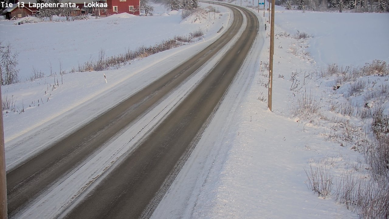 Kelikamerat Kuva Tie 13 Lokkaan suora, Lappeenranta, Etelä-Karjala