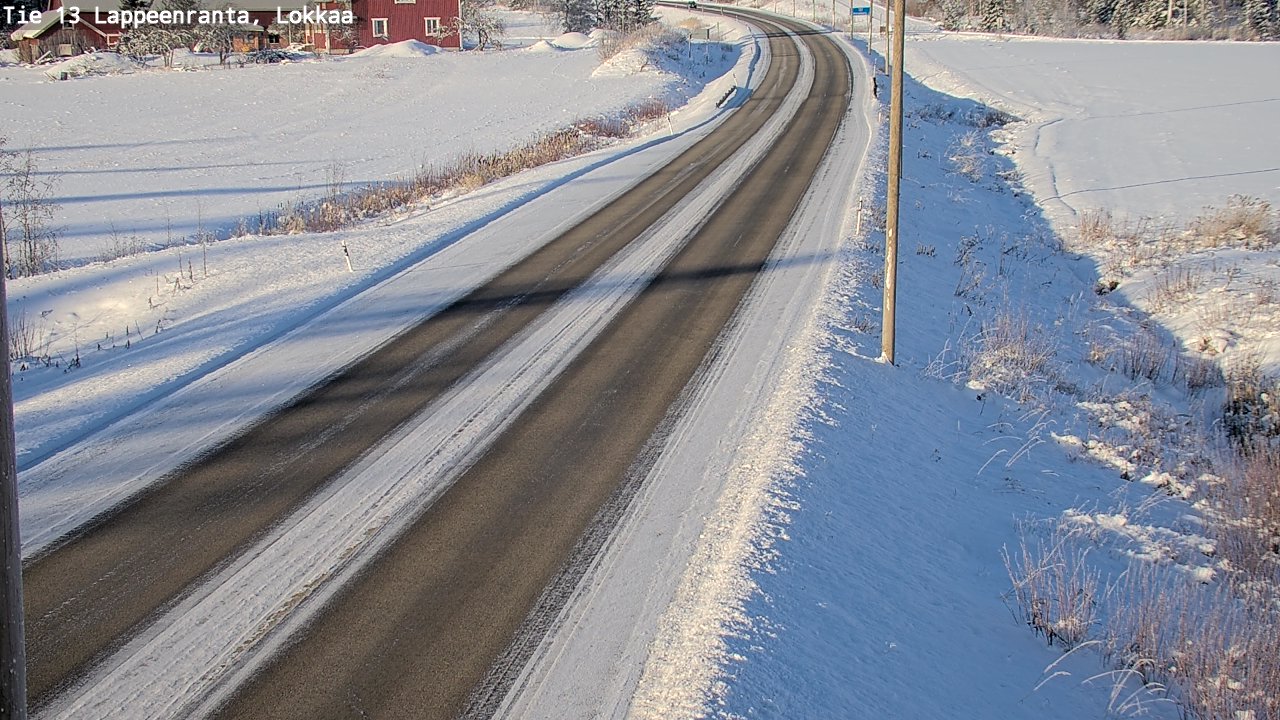 Kelikamerat Kuva Tie 13 Lokkaan suora, Lappeenranta, Etelä-Karjala