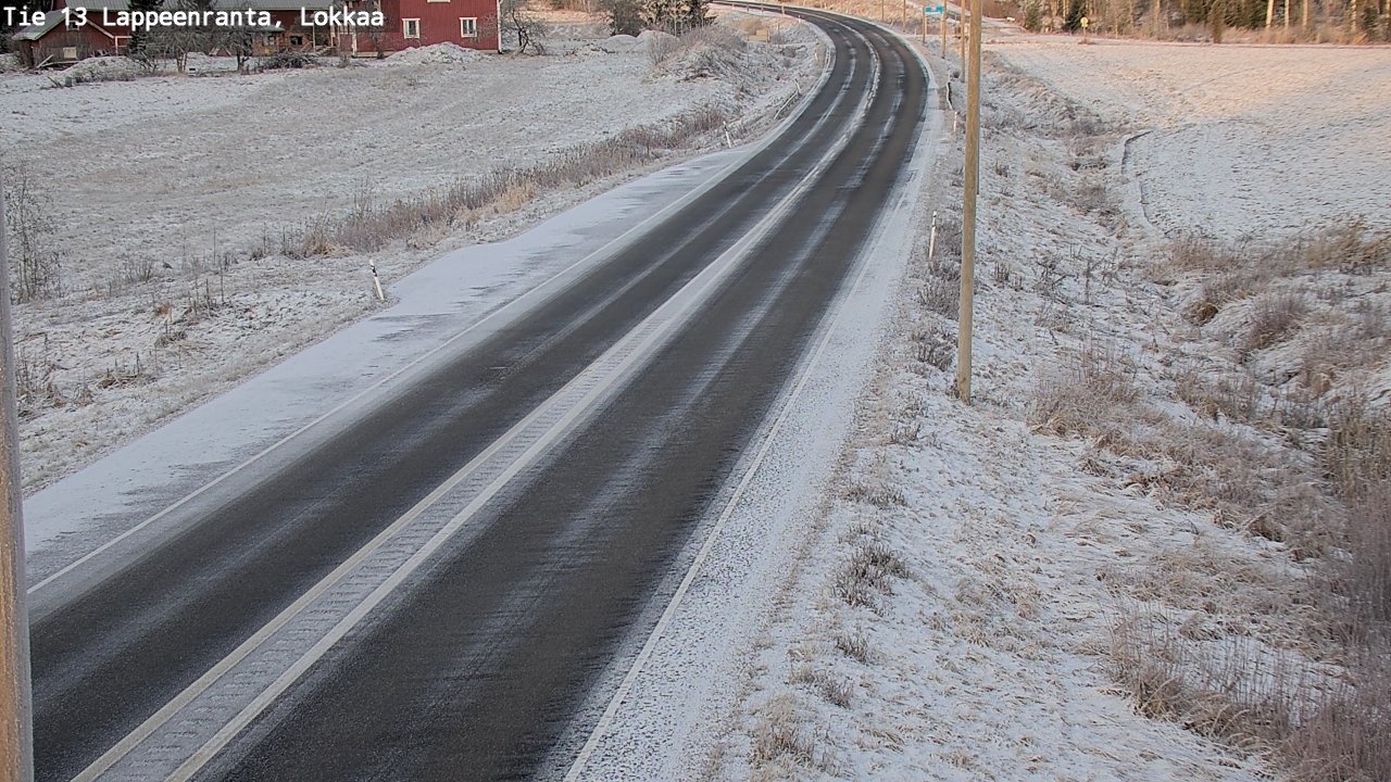 Kelikamerat Kuva Tie 13 Lokkaan suora, Lappeenranta, Etelä-Karjala