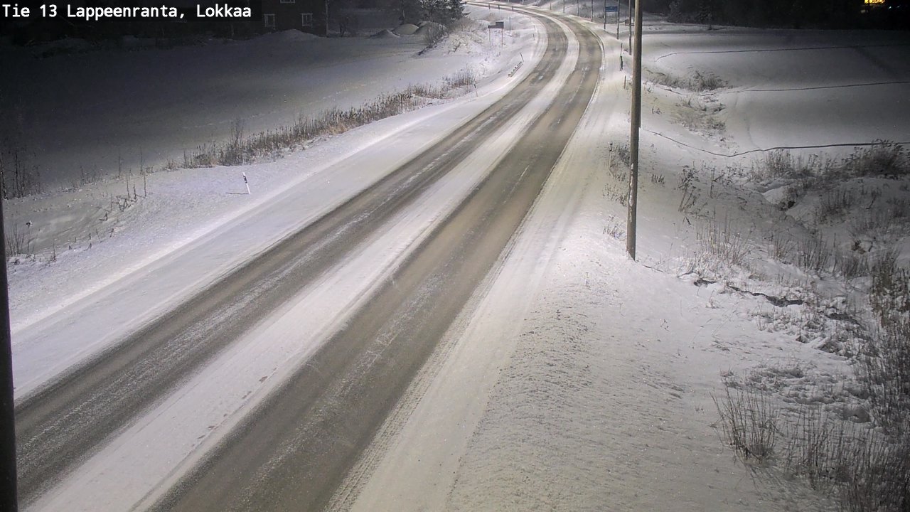 Kelikamerat Kuva Tie 13 Lokkaan suora, Lappeenranta, Etelä-Karjala