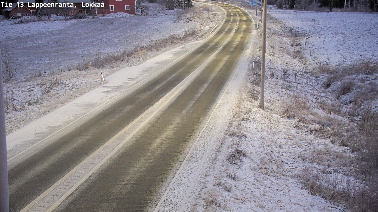 Kelikamerat Kuva Tie 13 Lokkaan suora, Lappeenranta, Etelä-Karjala