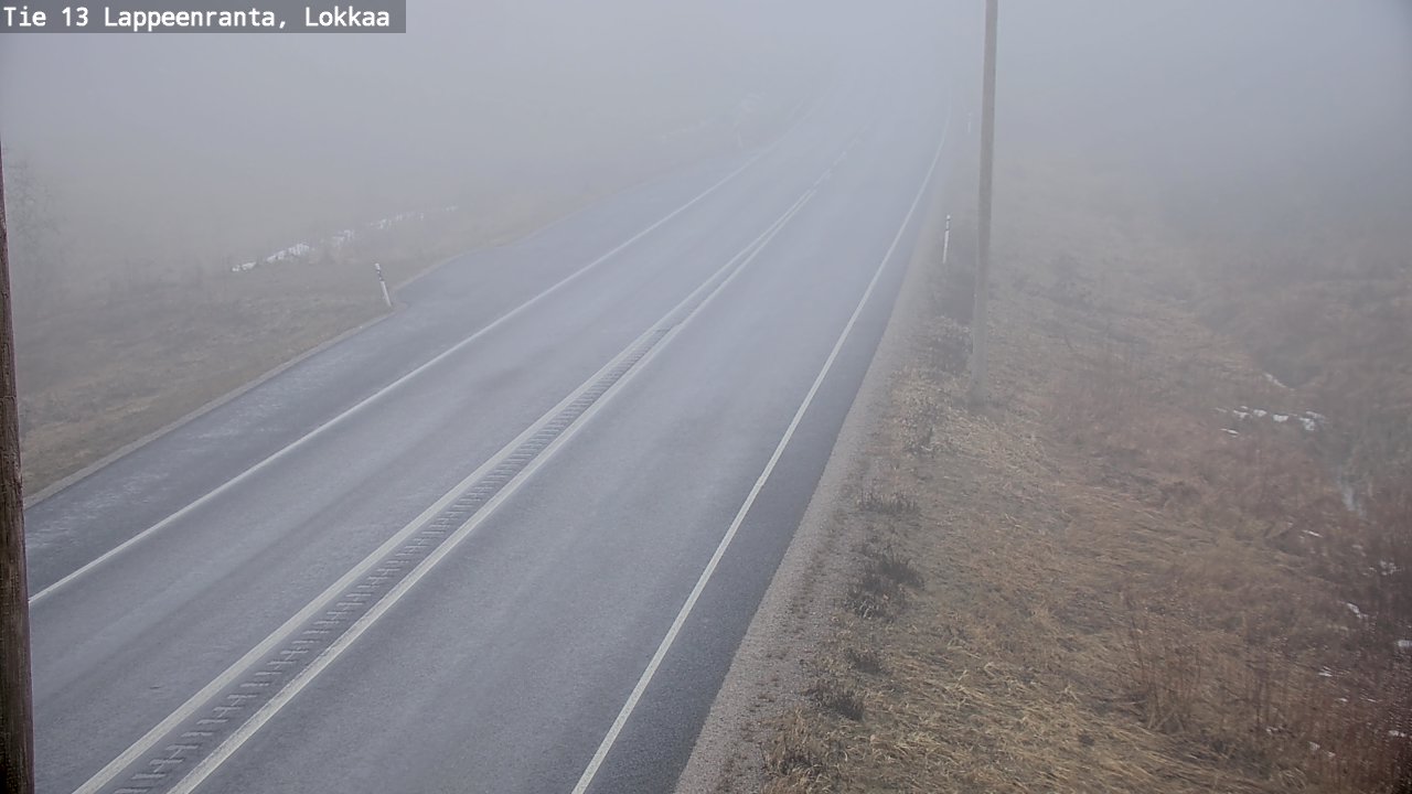 Kelikamerat Kuva Tie 13 Lokkaan suora, Lappeenranta, Etelä-Karjala