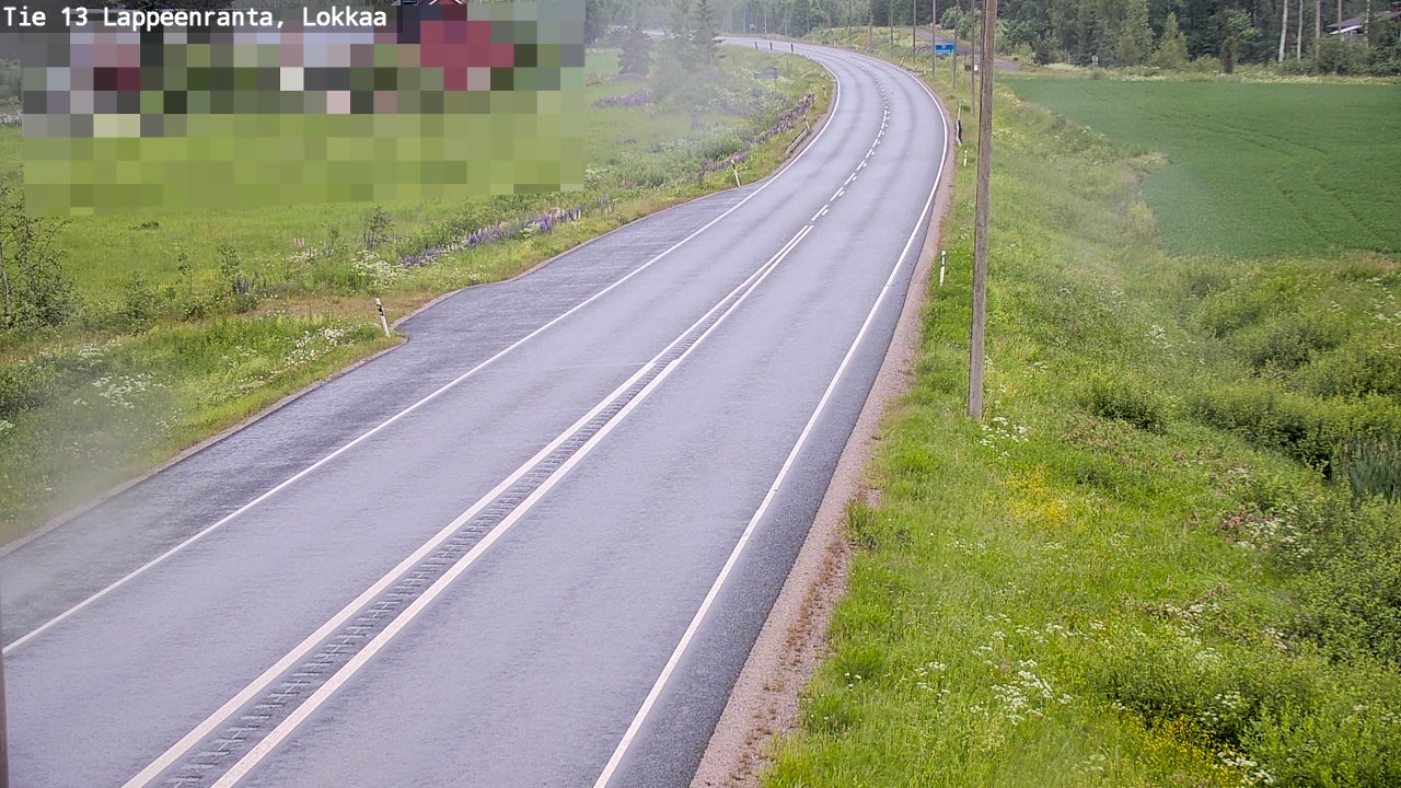 Kelikamerat Kuva Tie 13 Lokkaan suora, Lappeenranta, Etelä-Karjala
